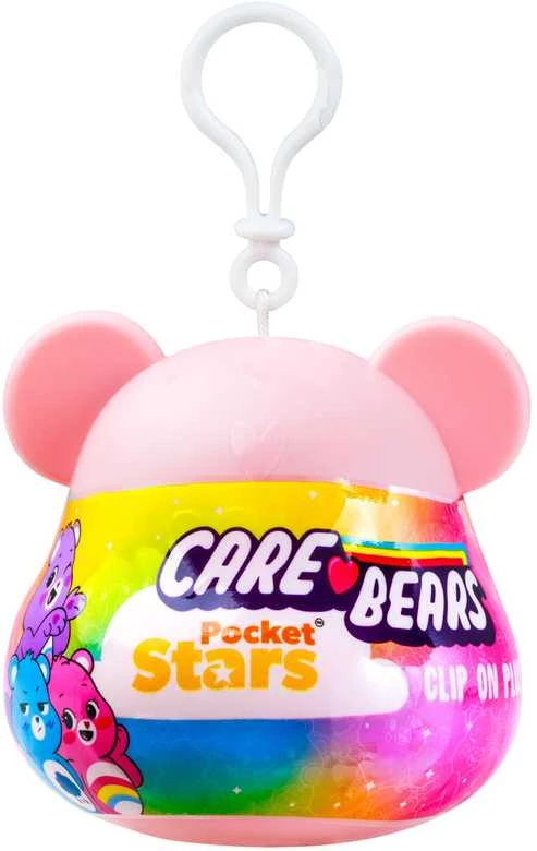CARE BEARS Prisegamas pliušinis herojus kapsulėje, 15 cm