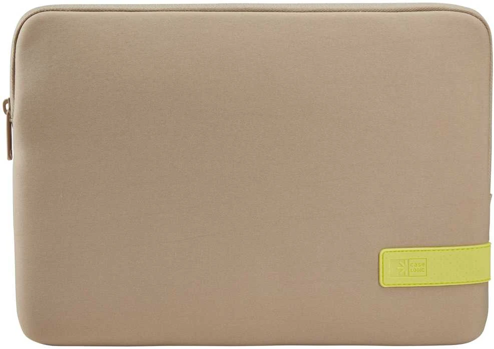 Case Logic 4699 Reflect Nešiojamas kompiuteris dėklas 15,6 REFPC-116 Plaza Taupe/Sun-Lime