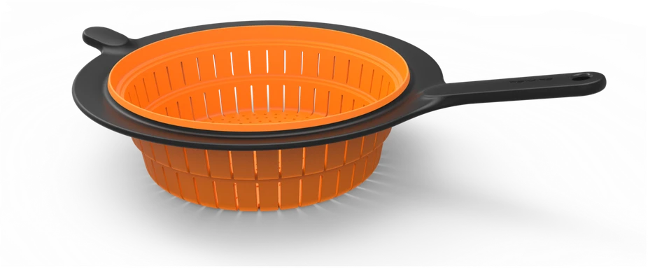Caurduris Fiskars FF 1027304, melna krās./oranža krās.