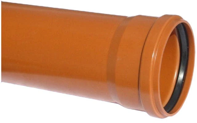 Lauko kanalizacijos vamzdis Wavin, Ø 110 mm, SN4, 1 m