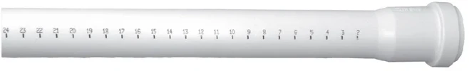 Caurule iekštelpu kanalizācijai Magnaplast, HTplus, PP, 40 mm, 0.25 m