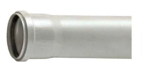 Magnaplast Solar Plus HTP rør med 1 muffe 50-250 mm hvid