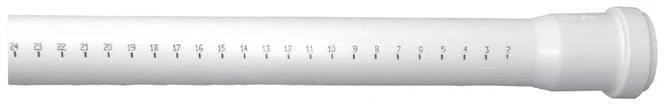 Magnaplast Vidaus kanalizacijos vamzdis HTplus, Ø 40 mm, 1 m, baltas