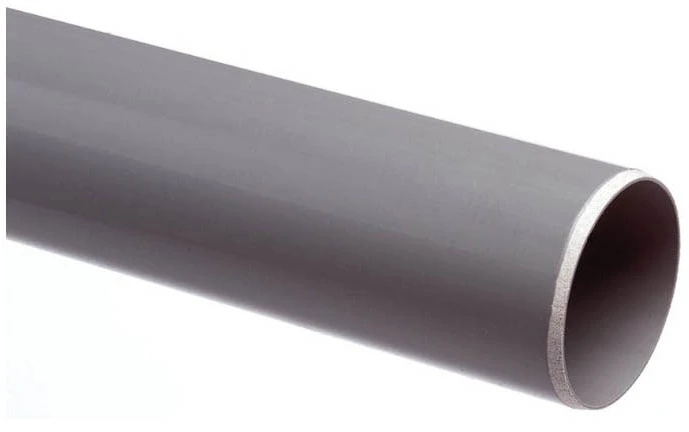 Caurule iekštelpu kanalizācijai Wavin, Optima, PVC, 50 mm, 0.5 m