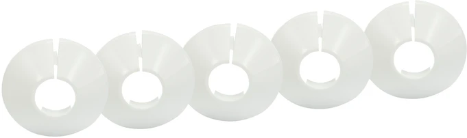 Tycner Žiedas vamzdžiams, 18 mm, baltas, 5vnt