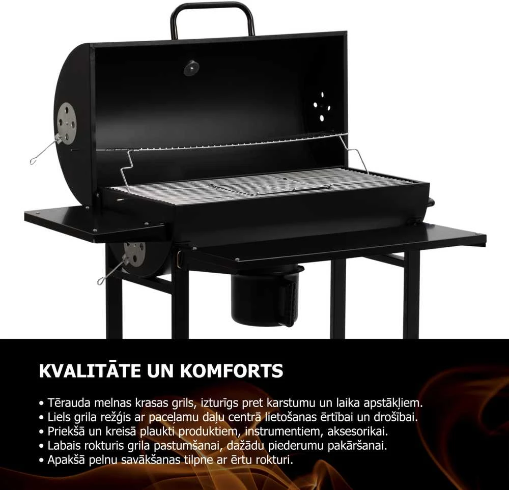 MWB BARREL GRILL 108X70CM KY1813