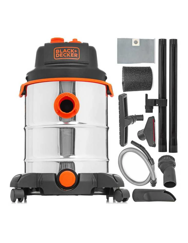 Black & Decker Juodas & Decker Vacuum cleaner wet&dry 1600W 230V 30L BD