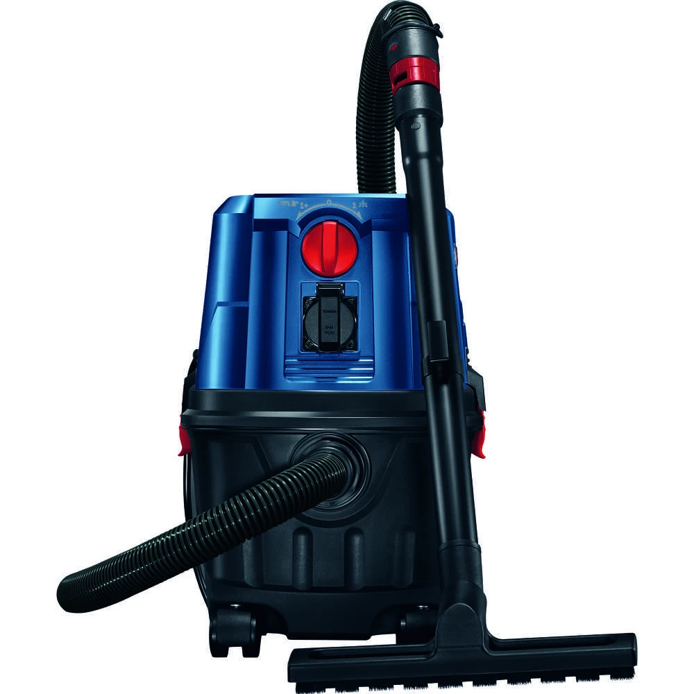 Bosch dulkių siurblys GAS 15 PS 15L su maitinimo lizdu įrankiui