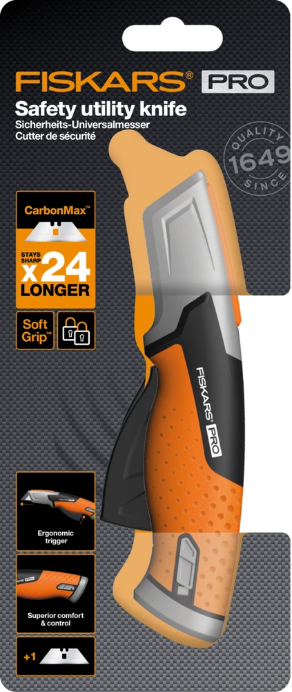 Fiskars CarbonMax sulenkiamas peilis
