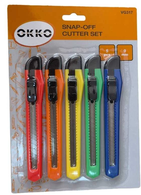 Okko CONSTRUCTION KNIFES VG317 9MM 5PCS