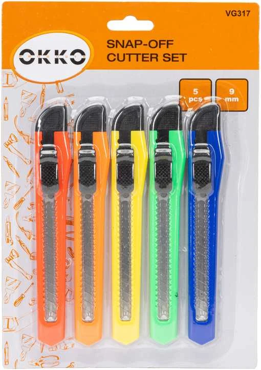 Okko CONSTRUCTION KNIFES VG317 9MM 5PCS
