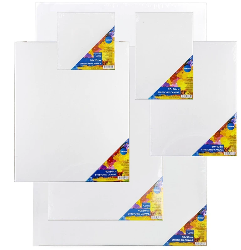 Centrum Canvas baltas col.. 40 cm x 60 cm 280G/M2