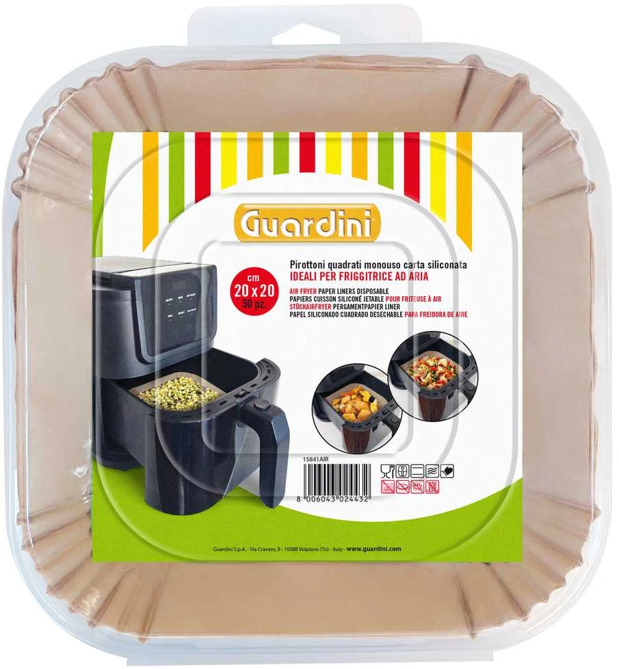 Kepimo popierius karšto oro gruzdintuvei Guardini, 20 cm