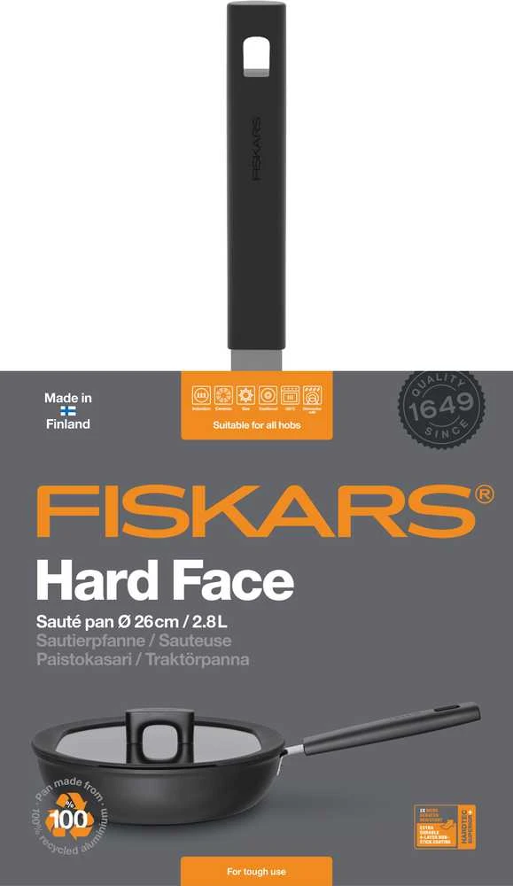 Fiskars HF keptuvė- troškintuvas, 26 cm/2,8L