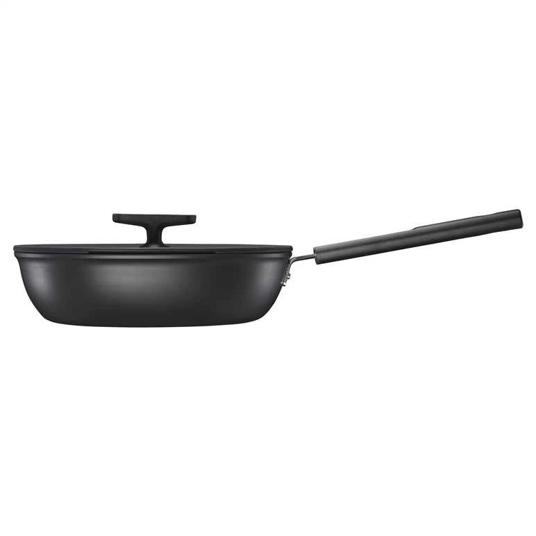 Cepšanas panna ar vāku Fiskars Hard face 1075530, 28 cm, alumīnijs