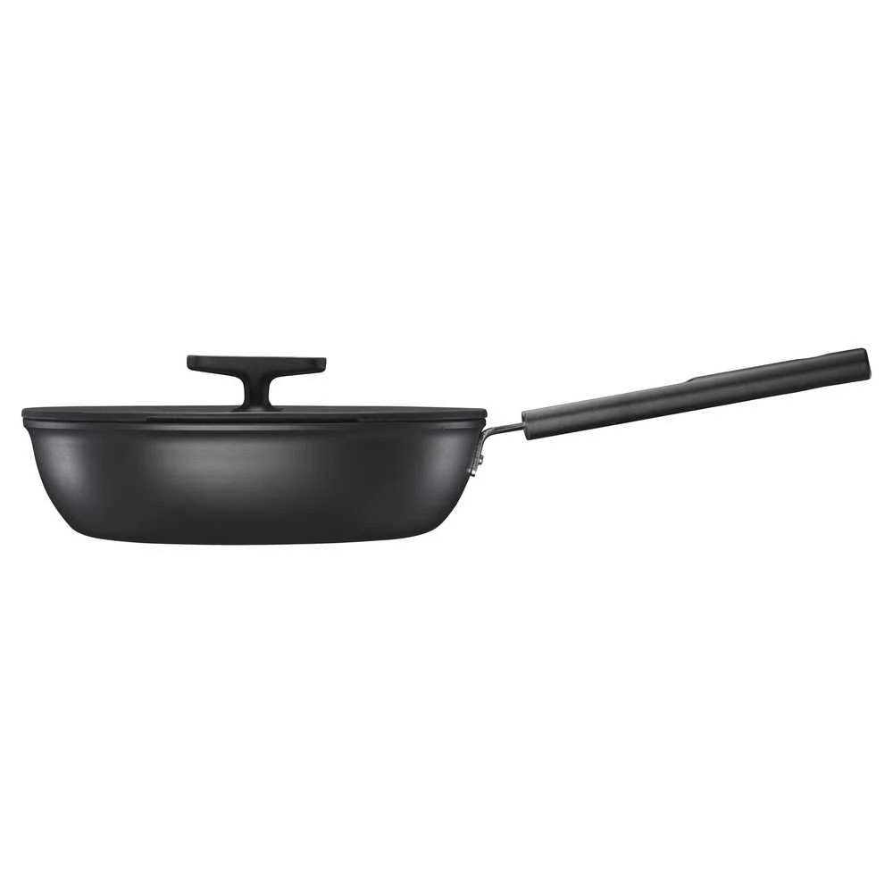 Fiskars Hard Face troškintuvas 28cm su dangčiu