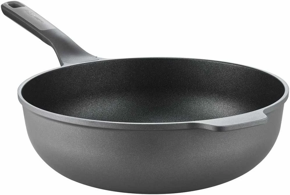 BergHOFF 30 cm wok keptuvė - Stone+ serija, lietas aliuminis su CeraGreen danga ir minkšta rankena