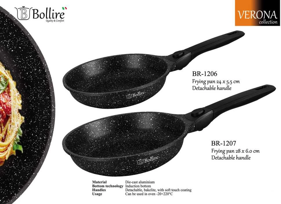 Keptuvė Bollire VERONA BR-1207 28 cm