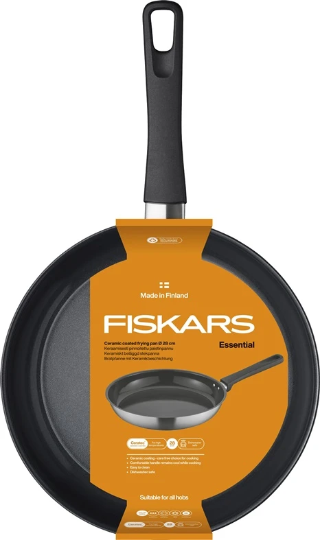 Cepšanas panna Fiskars Essential 1080504 1080504, 28 cm, nerūsējošais tērauds