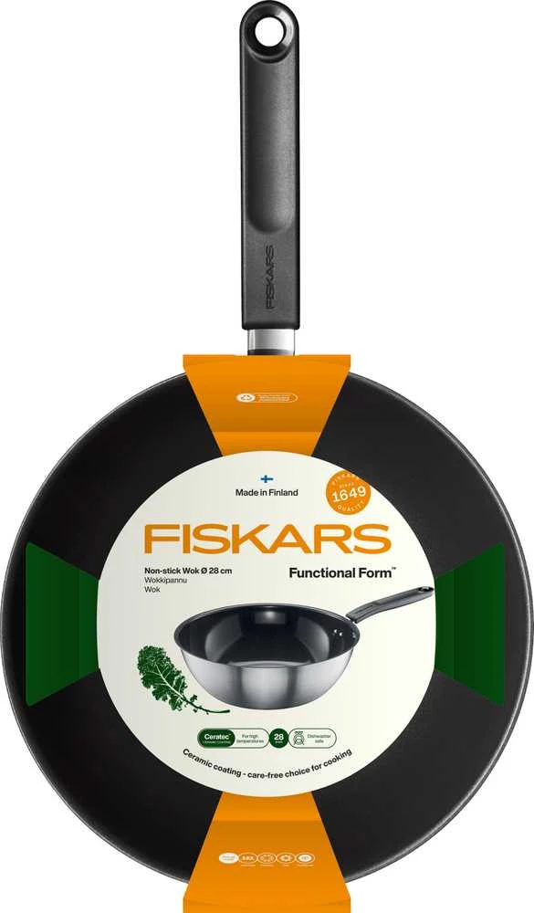 Keptuvė Fiskars Functional Form 1072313, 28 cm, nerūdijantysis plienas