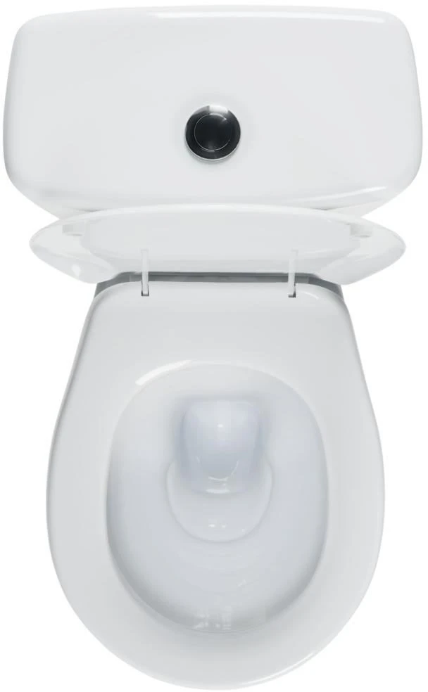 Kompaktiškas WC komplektas Cersanit Mito Pilkas 68,5 cm baltas (5907720680084)