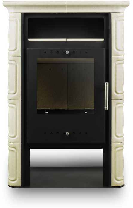 Fireplace NORDFLAM VERA CAPPUCCINOclr tiles. 6 kW