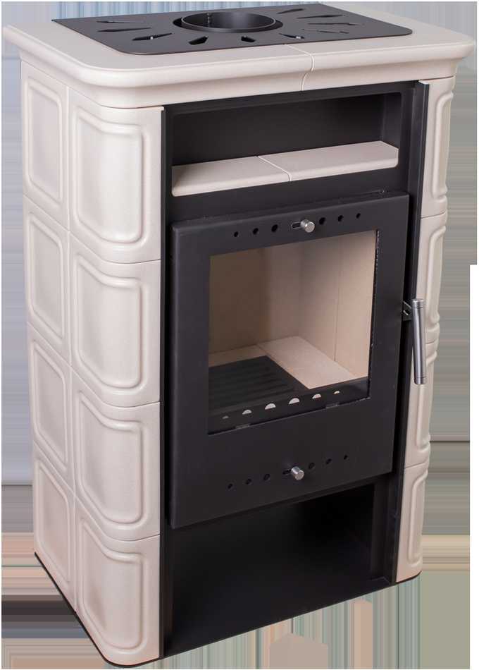 Fireplace NORDFLAM VERA CAPPUCCINOclr tiles. 6 kW