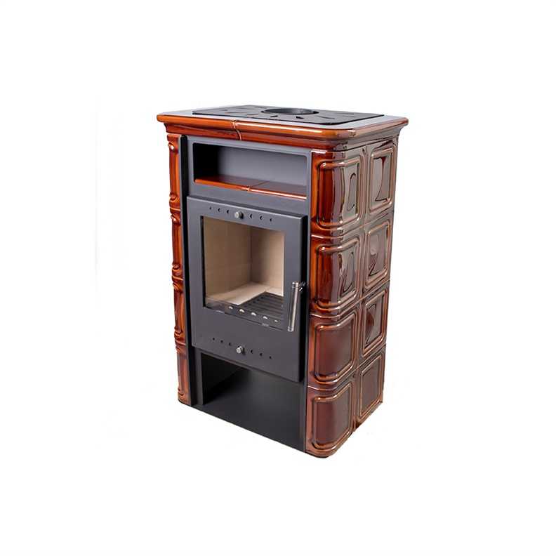 Fireplace stove NORDFLAM VERA BROWN. 6kw