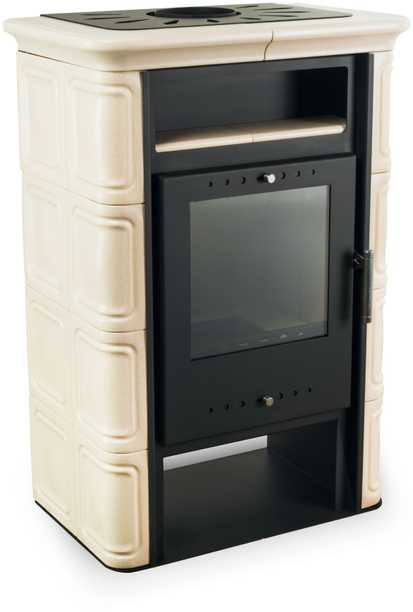Fireplace NORDFLAM VERA CAPPUCCINOclr tiles. 6 kW