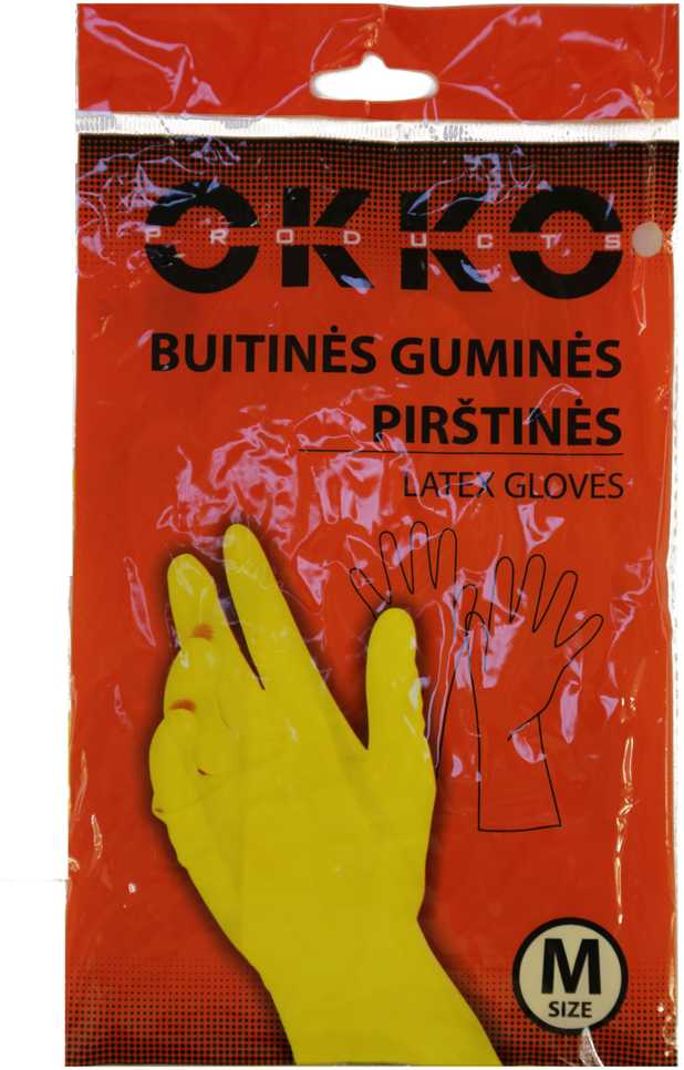 Ziener HOUSEHOLD RUBBER GLOVES OKKO M