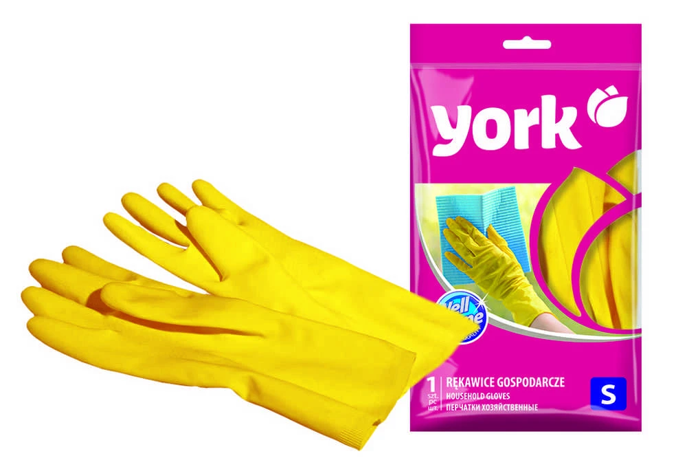 „York Household“ latekso pirštinės, S dydis