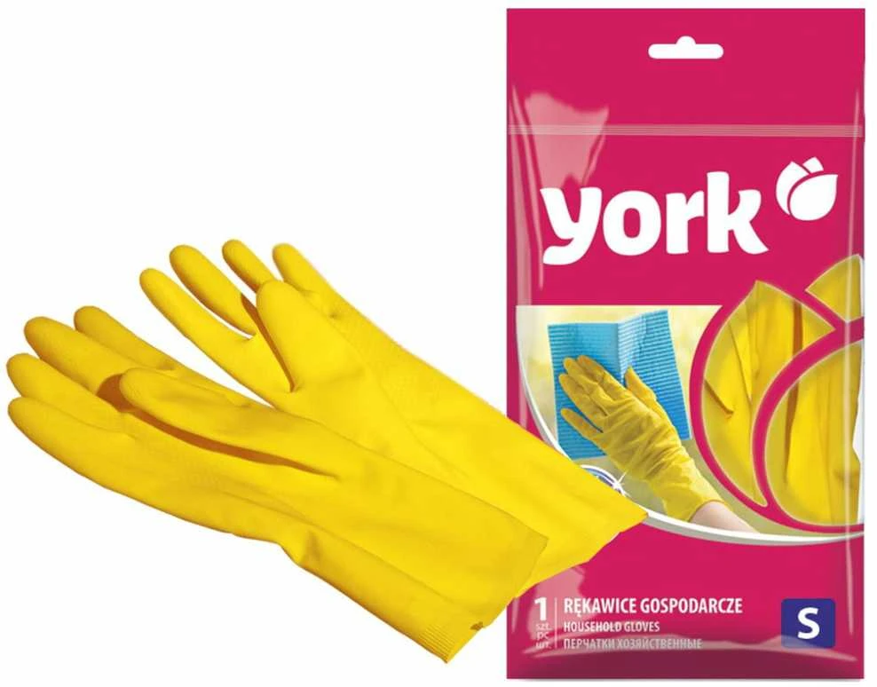 „York Household“ latekso pirštinės, S dydis