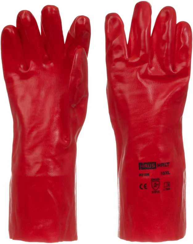 Haushalt Quantec GLOVES PVC Raudonas H310R 35CM