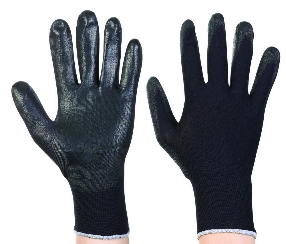 Hammer Juodas POLYEST PU GLOVES L OKKO 12 PAIRS