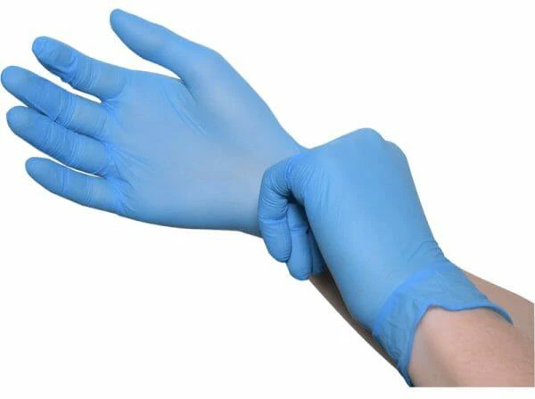 Pirštinės vienkartinės Okko SJ40, mėlyna sp., S, 100 vnt.