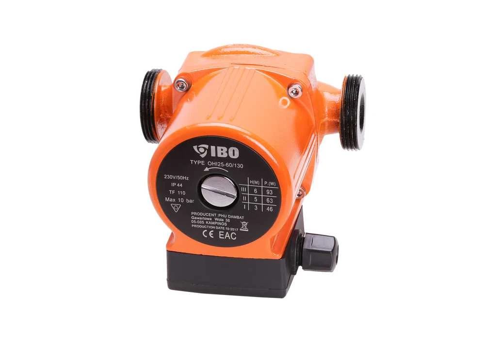 Cirkulācijas sūknis IBO OHI 25-60, 130 mm, 46 - 93 W
