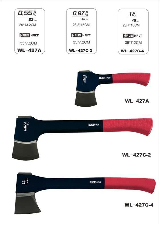 GERMAN CHOPPING AXE HAUSHALT 870 G, 45 CM