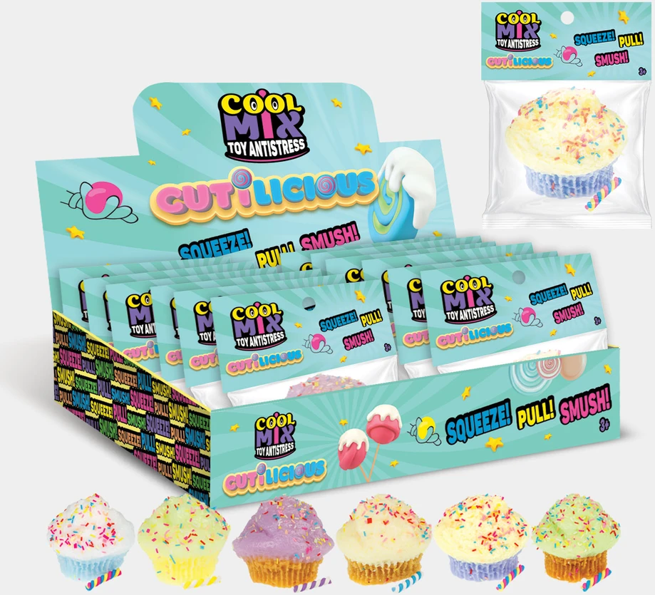 Cool Mix TABA SQUISHY antistresinis žaislas, keksiukas