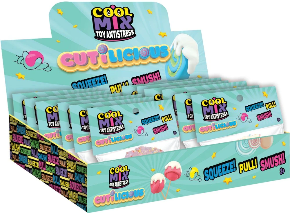 Cool Mix TABA SQUISHY antistresinis žaislas, keksiukas