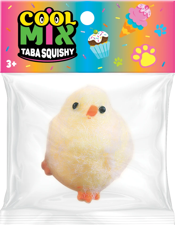 Cool Mix TABA SQUISHY antistresinis žaislas, viščiukas