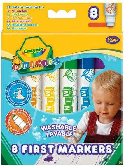 Crayola, Inc. CRAYOLA Spalvoti flomasteriai (8 vnt.)