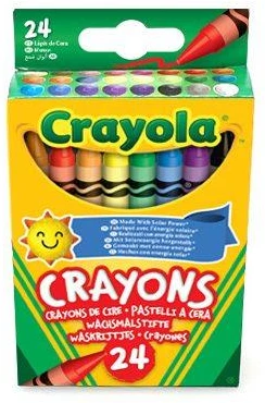 Crayola, Inc. CRAYOLA kreidelės Crayons, 24vnt., 0024