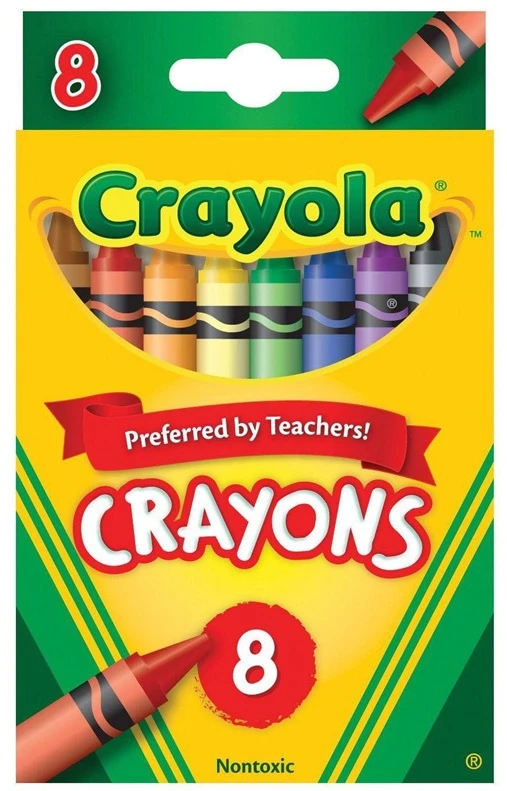 Crayola, Inc. CRAYOLA Kreidelės, 8 vnt.