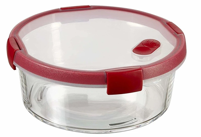 Keter CURVER INDAS COOK APVALUS 0,6L /SKAIDRUS/ RAUDONAS
