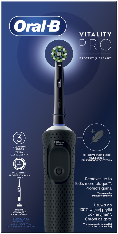 Elektrinis dantų šepetėlis Oral-B D103.413.3 Vitality Pro