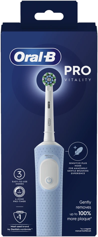 Dantų šepetėlis D103.413.3 Braun Oral-B Vitality Pro Mėlyna