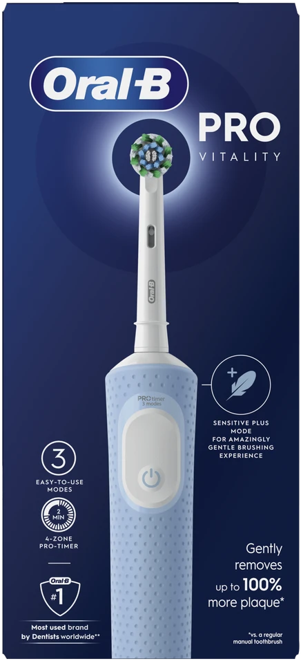 Dantų šepetėlis D103.413.3 Braun Oral-B Vitality Pro Mėlyna