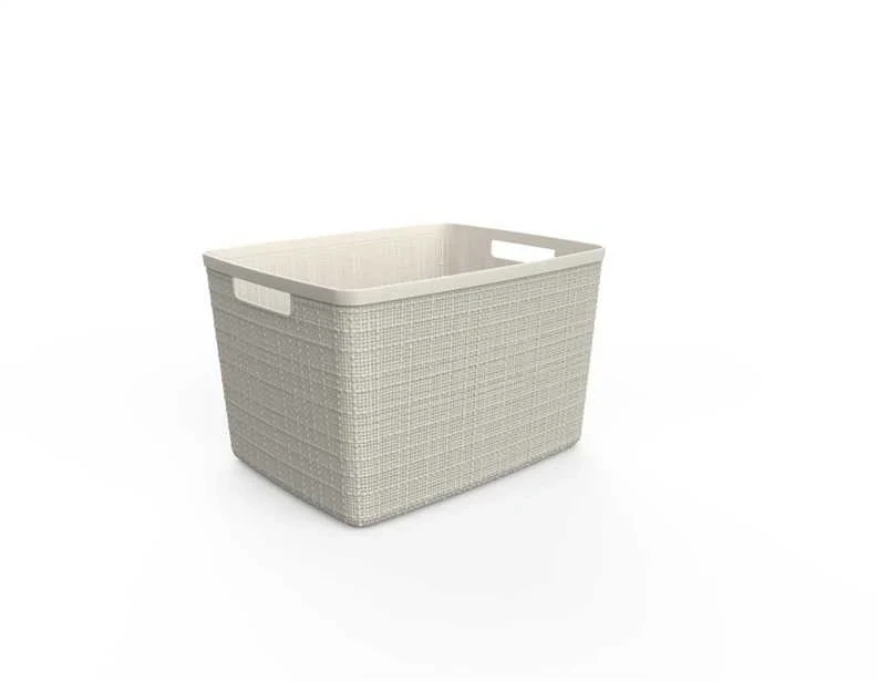 Daiktadėžė Curver, 20 l, kreminė/smėlio/smėlio spalvos, 36,2 x 28,2 x 23 cm