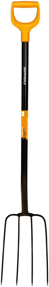 Fiskars Solid Metal komposto šakė apvaliais virbais