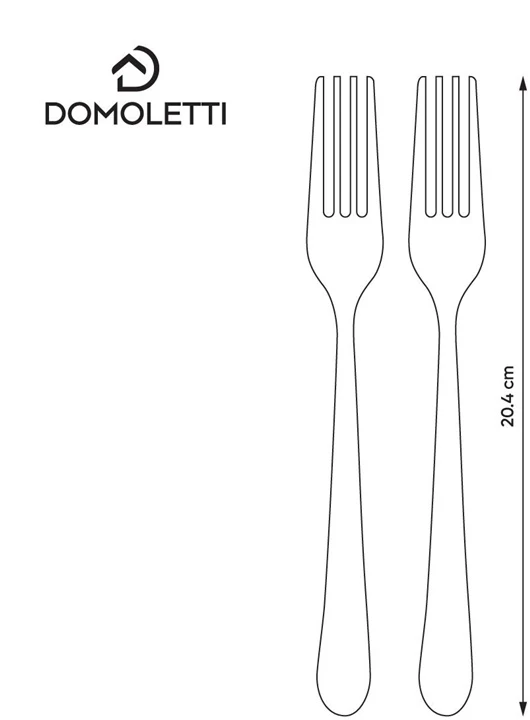 Domoletti HANGER 2 PCS TABLE FORK SEGNO